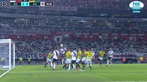 El línea lo había anulado pero el árbitro lo dio: el polémico 1-0 de Borré para River