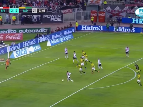 De la Cruz no para: River armó todo a un toque y clavó el 3-0 ante Aldosivi