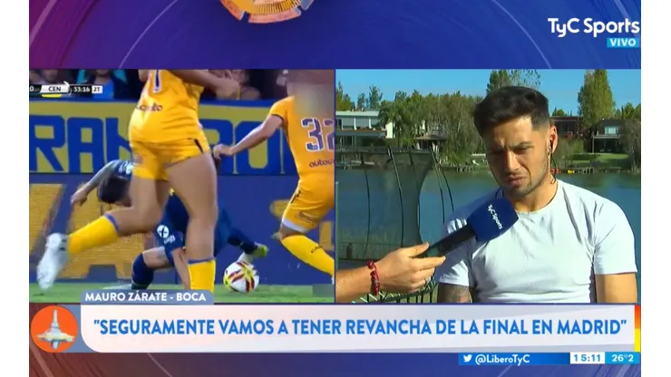Zárate habló sobre la final contra River y no dudó: Boca va a tener revancha
