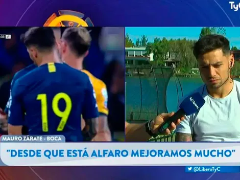 A Zárate le preguntaron si le gustaría jugar contra Vélez y no dudó