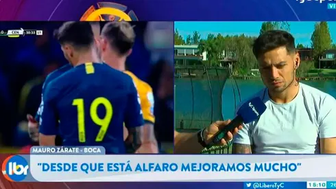 Mauro Zárate en diálogo con Líbero.