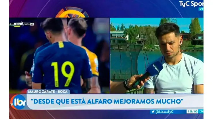 Mauro Zárate en diálogo con Líbero.