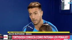Buffarini contó que Ortigoza lo quiso mufar en el quinto penal de Boca