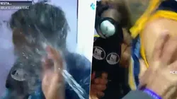 Así no se puede: Tévez estaba dando una nota y Nández y Benedetto le hicieron la vida imposible