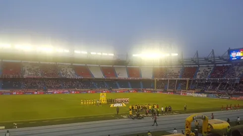 Panorámica del estadio Metropolitano en el duelo entre Junior vs Alianza Petrolera.