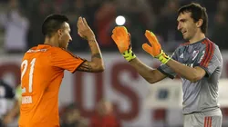 Barovero y Vangioni en River.