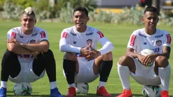 Michael Rangel, en un entrenamiento con Junior de Barranquilla.