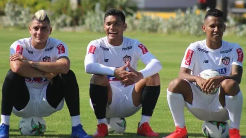 Michael Rangel, en un entrenamiento con Junior de Barranquilla.