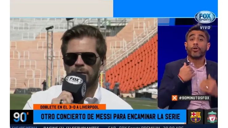 Bulos 'panquequeó' y empezó a bancar a Messi tras su partido de ayer