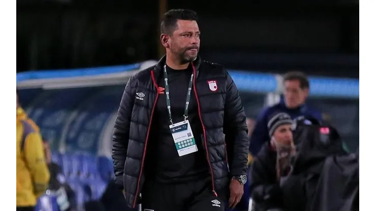 Gerardo Bedoya, DT de Independiente Santa Fe.