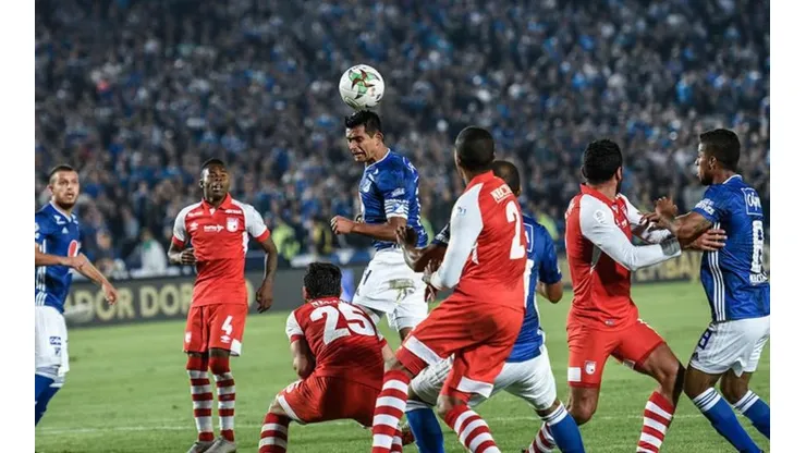 Millonarios y Santa Fe, en el primer clásico oficial del 2019.