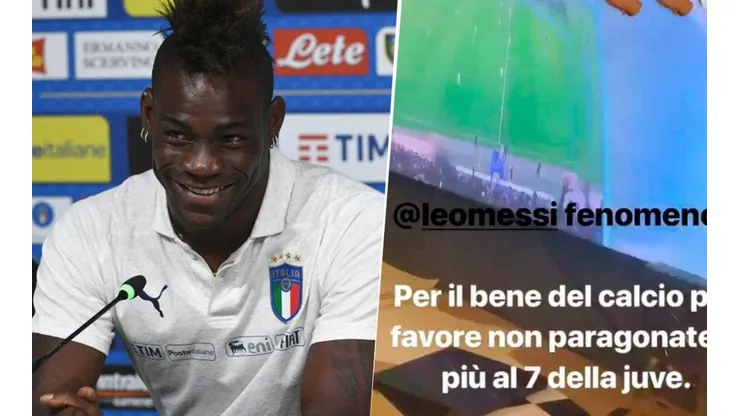 Balotelli se la pudrió a Cristiano en las redes.