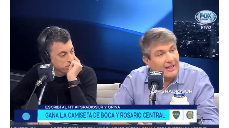 En el debate de Fox Sports tiró: "Me enoja que Messi no haga lo mismo en la Selección"