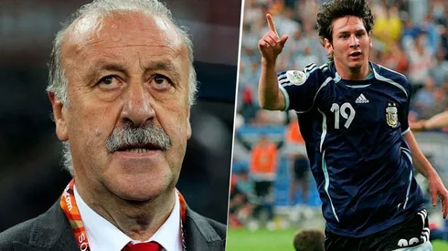 Del Bosque habló sobre Messi. (getty)