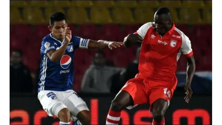 Santa Fe vs Millonarios por la Liga Águila.