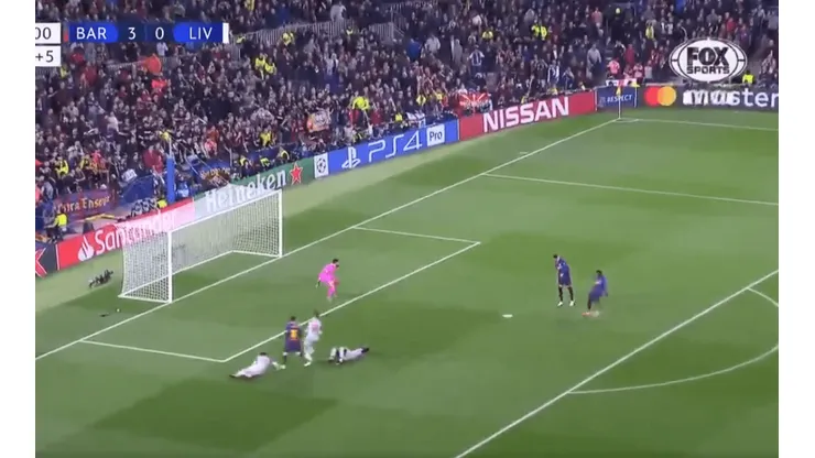 No va a dormir: el mano a mano que erró Dembélé y era el 4-0 del Barcelona