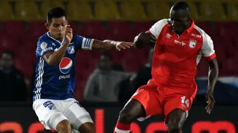 Santa Fe vs Millonarios por la Liga Águila.