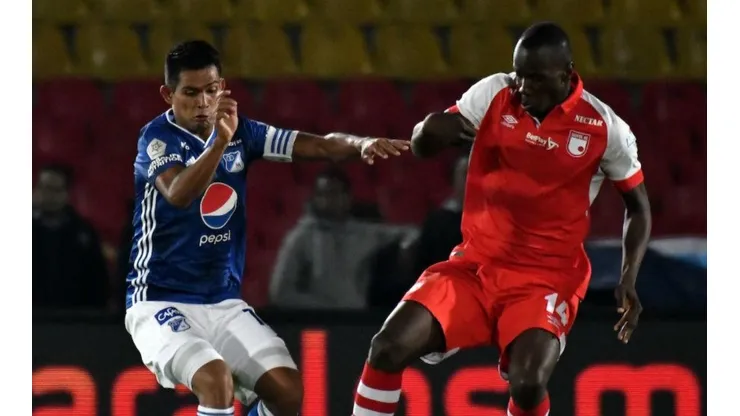 Santa Fe vs Millonarios por la Liga Águila.