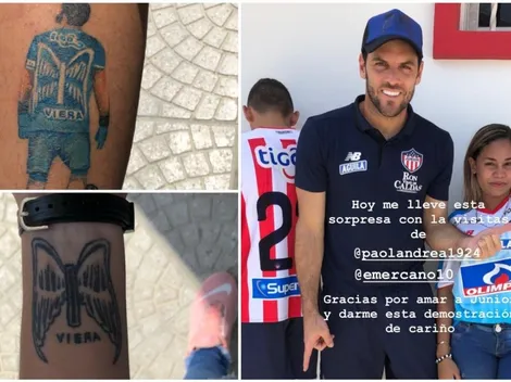 ¡Se tatuaron a Viera y el uruguayo quedó enamorado!