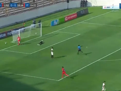 ¡No! el blooper defensivo que provocó el primer gol de Huancayo