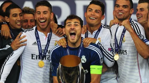 Foto de Casillas y Sergio Ramos.