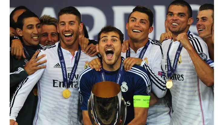 Foto de Casillas y Sergio Ramos.