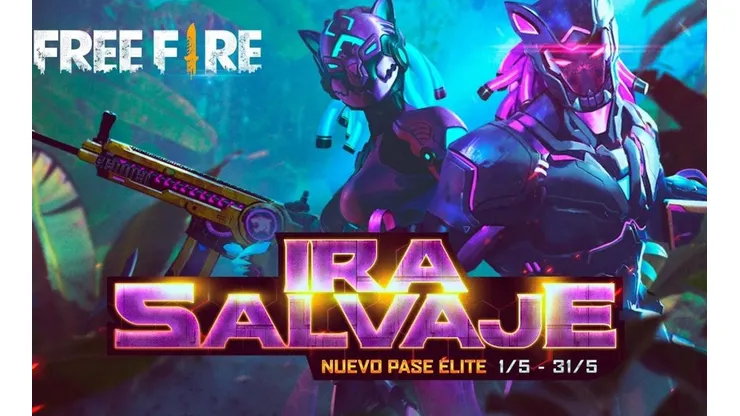 Free Fire presenta su nuevo Pase Élite: Ira Salvaje