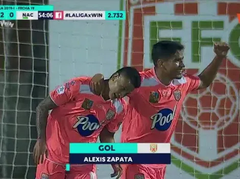 La 'Cantera' continúa el batacazo: Alexis Zapata pone el 2-0 frente a Nacional
