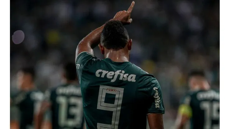 Miguel Ángel Borja, jugador del Palmeiras.
