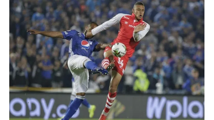 Santa Fe vs Millonarios por la Liga Águila.