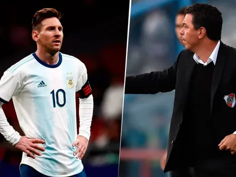 Gallardo cuando le preguntaron por Messi: "¿A quién no le gustaría dirigirlo?"