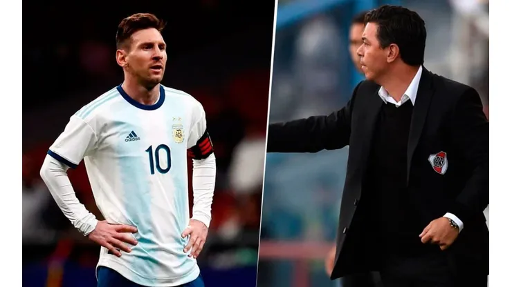 Gallardo cuando le preguntaron por Messi: "¿A quién no le gustaría dirigirlo?"