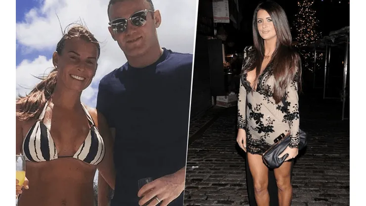 Foto de Wayne Rooney y sus mujeres...