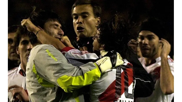 Marcelo Gallardo recordó con Varsky su arañazo a Abbondanzieri