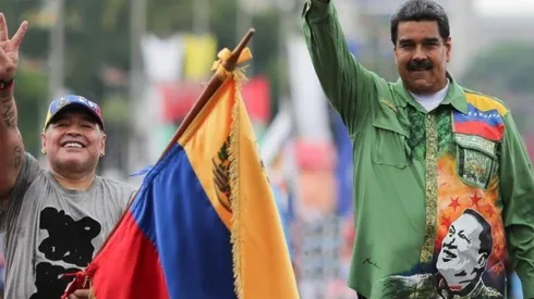 El posteo de Diego Maradona apoyando a Nicolás Maduro en medio del caos que vive Venezuela