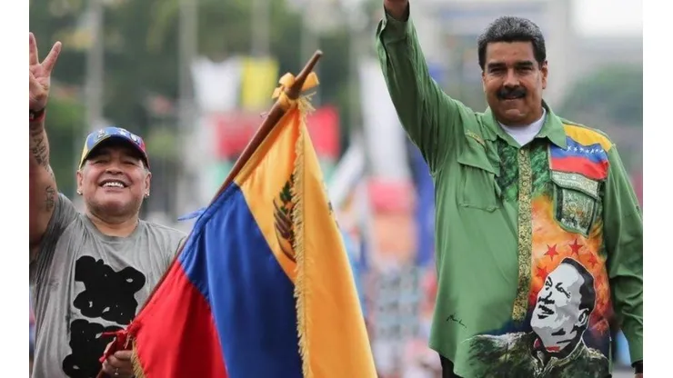 El posteo de Diego Maradona apoyando a Nicolás Maduro en medio del caos que vive Venezuela