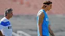 Mourinho e Ibrahimovic, juntos en Inter de Milán.