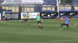 La definición de Darío Benedetto.