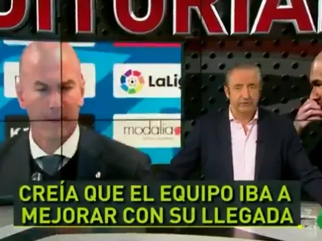 Fuerte editorial de El Chiringuito: "El cambio en el Madrid comienza contigo, Zidane"
