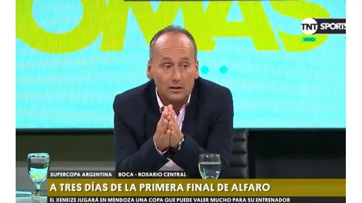 Costa en TNT Sports: "Ya le avisaron a Central que el 70% del estadio será para Boca"