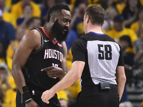 James Harden culpa a los árbitros de la derrota de los Rockets ante los Warriors