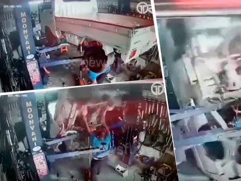 Video viral: estaban arreglando una camioneta, se les dio vuelta y no se lastimaron de milagro