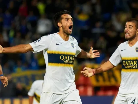 Rebotes, polémica, gritos en la cara: el gol de Mas para el 2 a 1 de Boca tuvo de todo