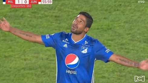 Millonarios vs Junior. (Captura de pantalla)