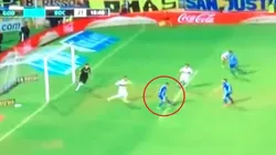 El remate de Miguel Merentiel.