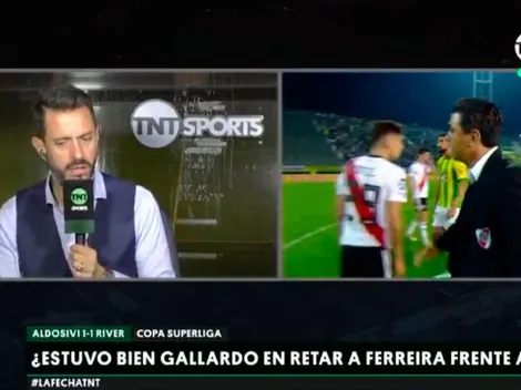 TNT Sports: "Ferreira salió una noche, llegó tarde a entrenar y Gallardo lo limpió"