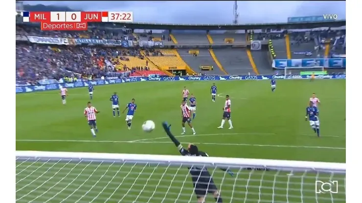Felipe Jaramillo anotó el golazo de la fecha 18 en el FPC
