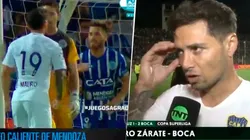 Mauro explicó por qué celebró así el gol.