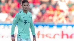 James se fue reemplazado tras haber entrado desde el banco.