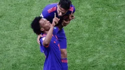Falcao y Cuadrado también felicitaron a los nuevos campeones colombianos